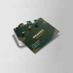 Custom Die Cut Gold Foil Spot UV Matt Lamination 400gsm