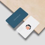 rounded corner matt lamination 400gsm business card