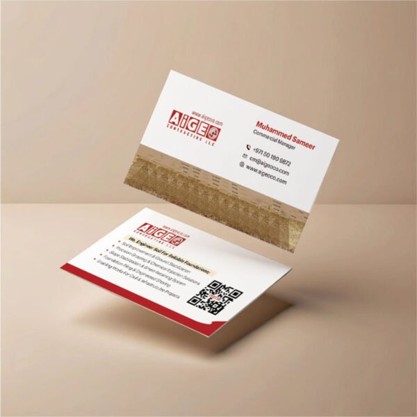 matt lamination 400gsm business card