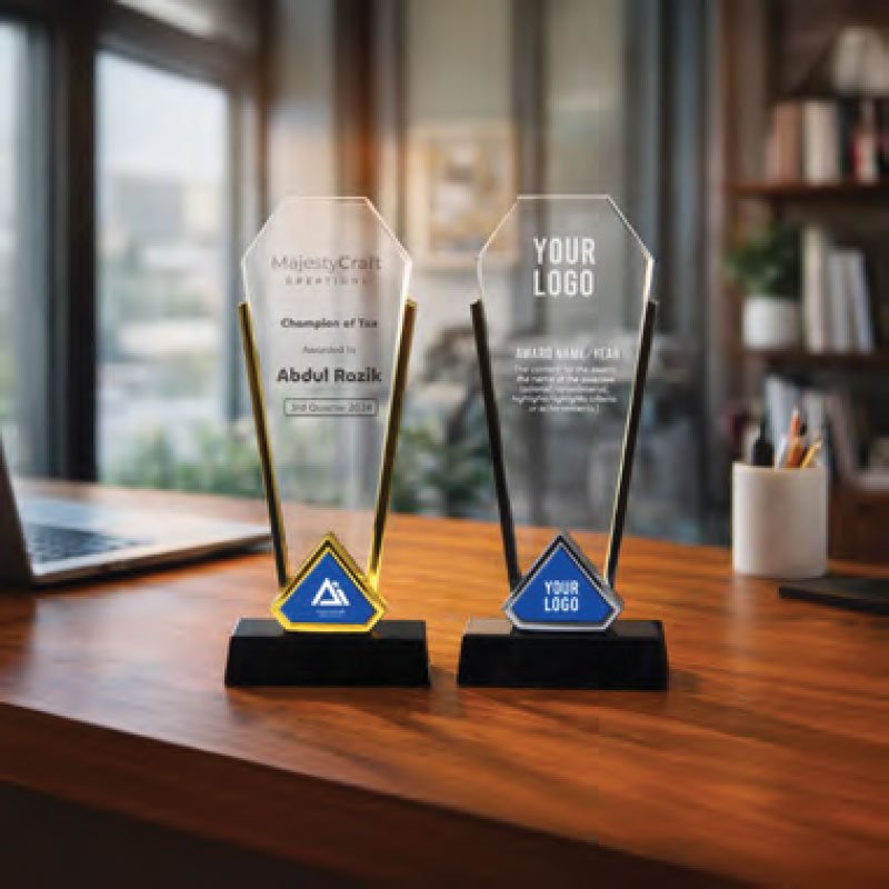 Custom awards and trophies for corporate events