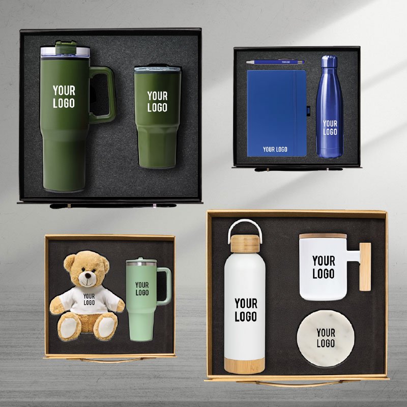 Custom gift sets for corporate branding